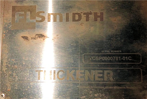 Flsmidth 50' Dia. Hi-rate Thickener)